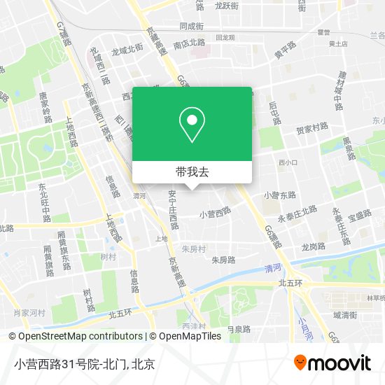 小营西路31号院-北门地图