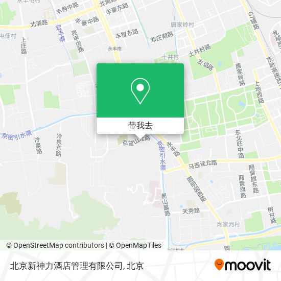 北京新神力酒店管理有限公司地图