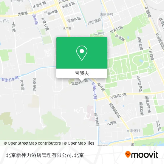 北京新神力酒店管理有限公司地图