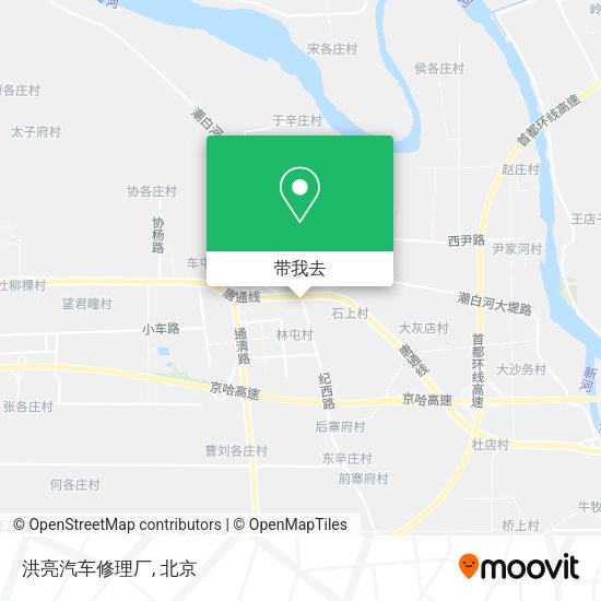 洪亮汽车修理厂地图
