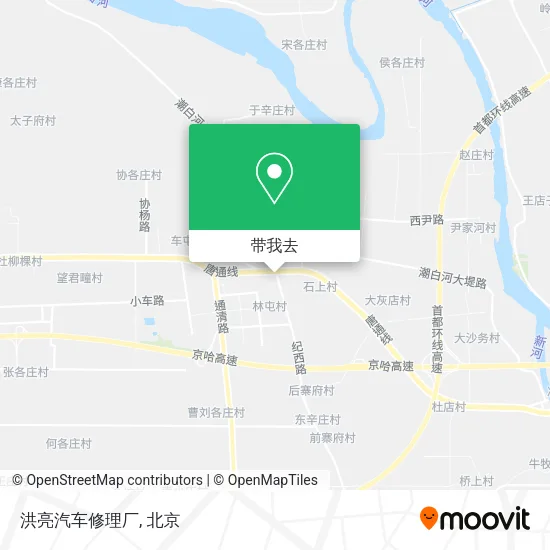 洪亮汽车修理厂地图