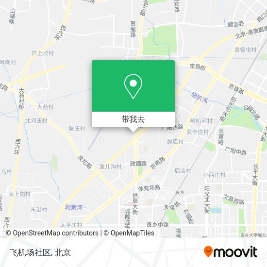 飞机场社区地图