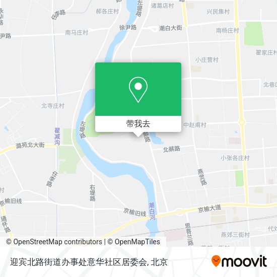迎宾北路街道办事处意华社区居委会地图