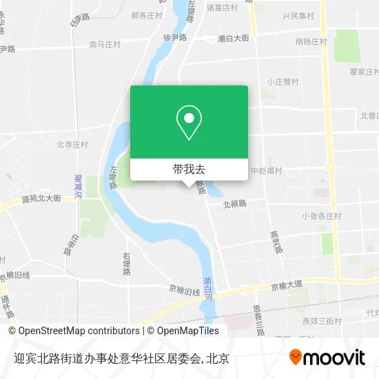迎宾北路街道办事处意华社区居委会地图