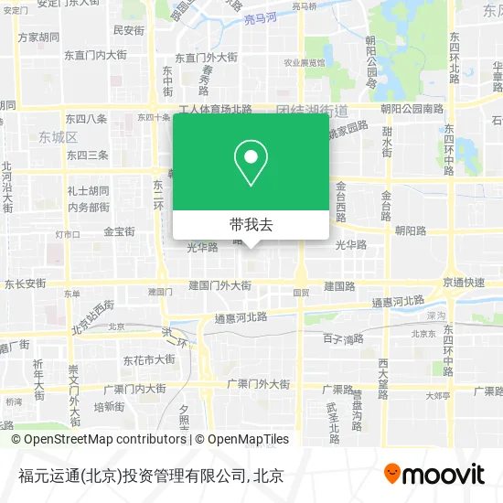 福元运通(北京)投资管理有限公司地图