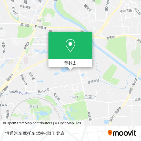 恒通汽车摩托车驾校-北门地图