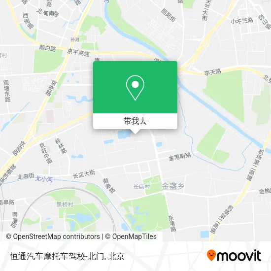 恒通汽车摩托车驾校-北门地图