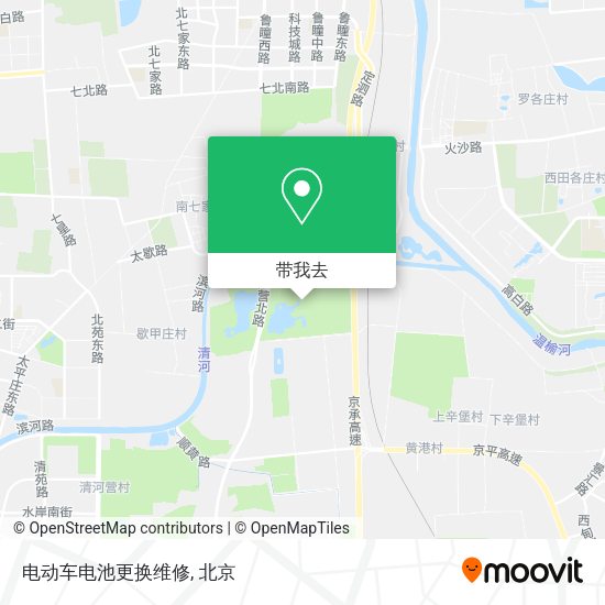 电动车电池更换维修地图