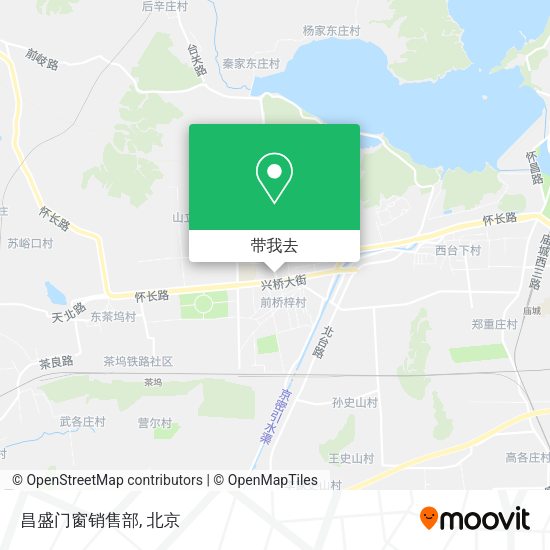 昌盛门窗销售部地图