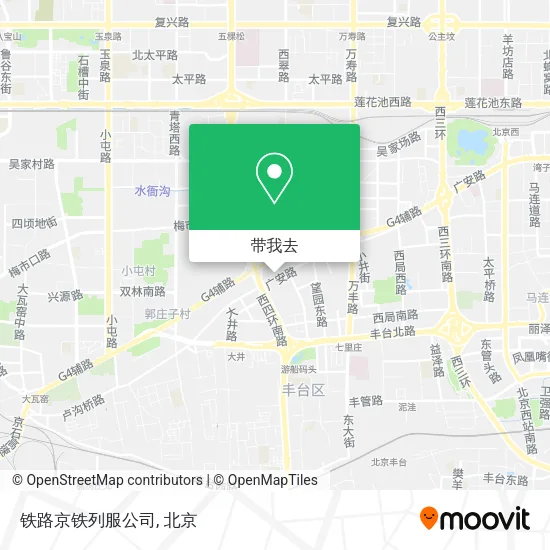 铁路京铁列服公司地图