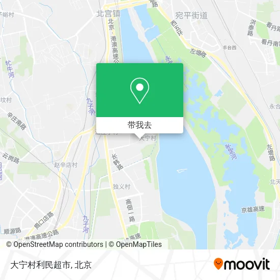 大宁村利民超市地图