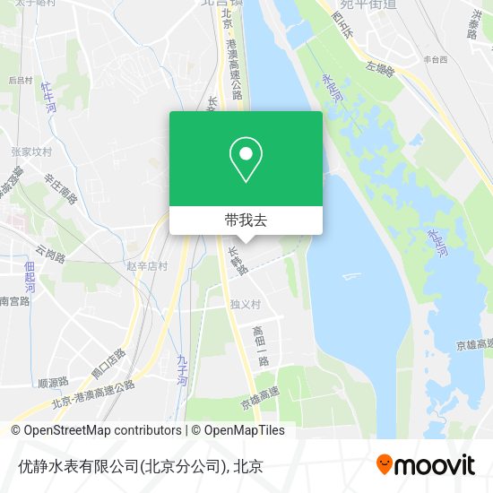 优静水表有限公司(北京分公司)地图