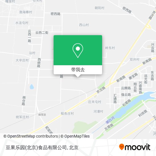 豆果乐园(北京)食品有限公司地图