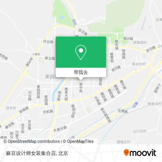麻豆设计师女装集合店地图