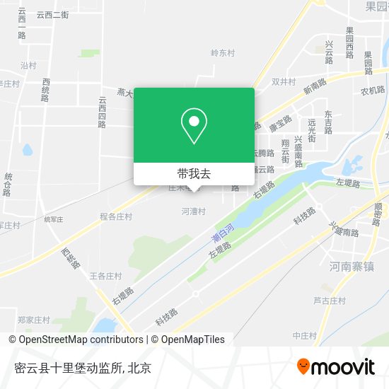 密云县十里堡动监所地图