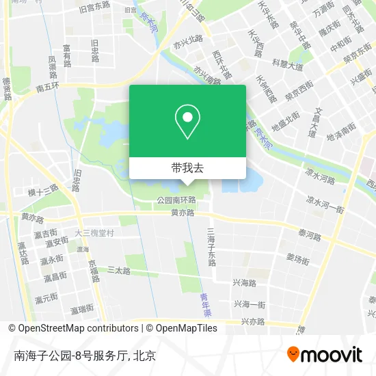 南海子公园-8号服务厅地图