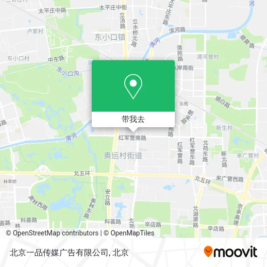 北京一品传媒广告有限公司地图