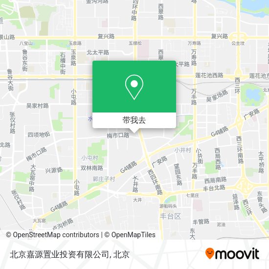 北京嘉源置业投资有限公司地图