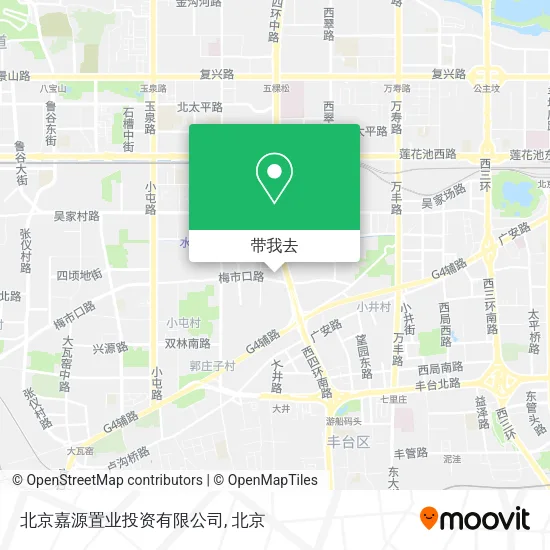 北京嘉源置业投资有限公司地图