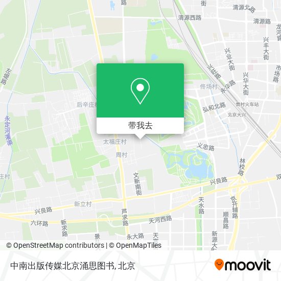 中南出版传媒北京涌思图书地图