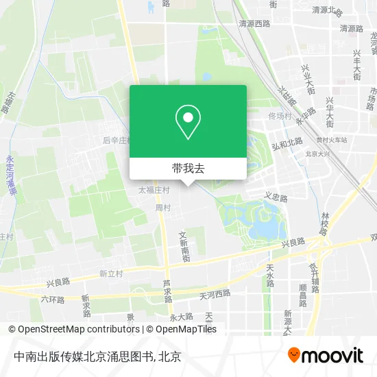 中南出版传媒北京涌思图书地图