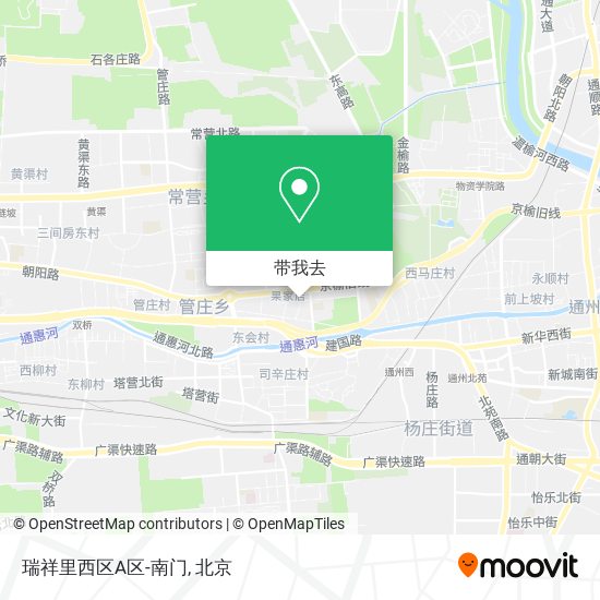 瑞祥里西区A区-南门地图