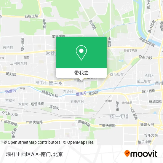 瑞祥里西区A区-南门地图