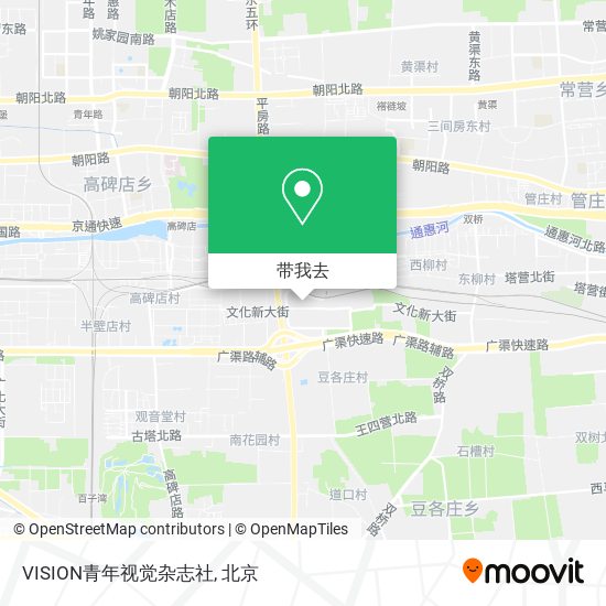 VISION青年视觉杂志社地图