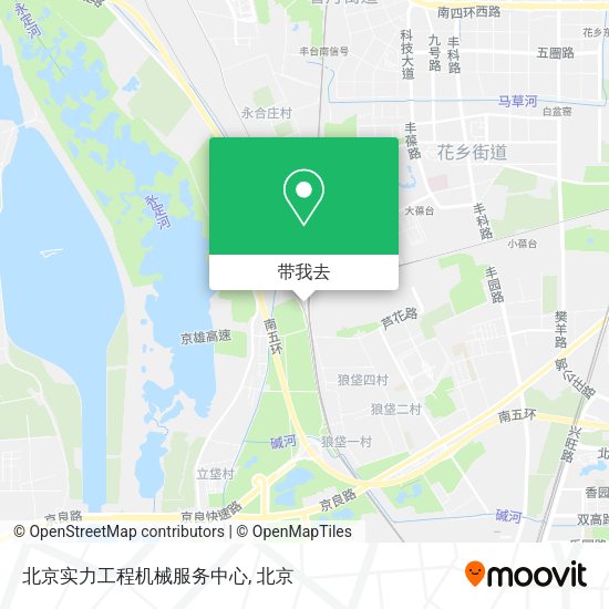 北京实力工程机械服务中心地图