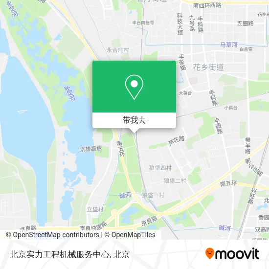 北京实力工程机械服务中心地图