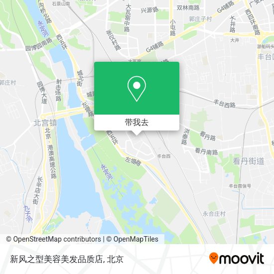 新风之型美容美发品质店地图
