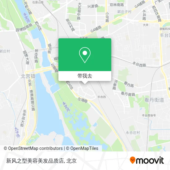 新风之型美容美发品质店地图