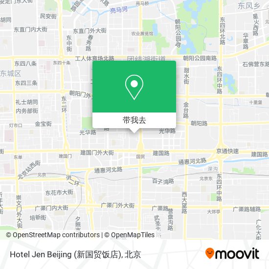 Hotel Jen Beijing (新国贸饭店)地图