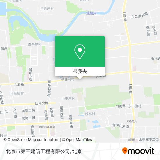 北京市第三建筑工程有限公司地图