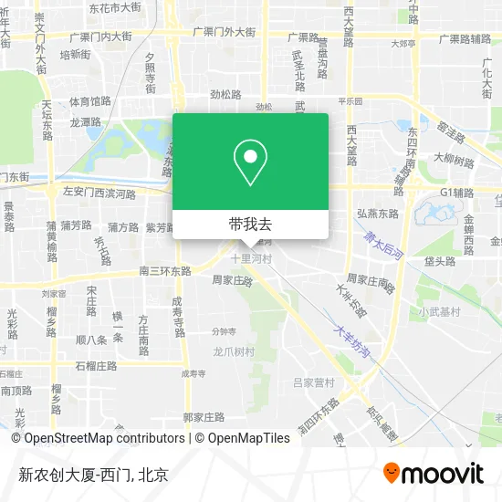 新农创大厦-西门地图