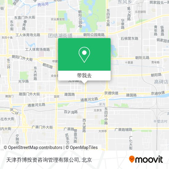 天津乔博投资咨询管理有限公司地图
