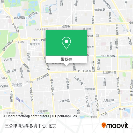 三公律博法学教育中心地图