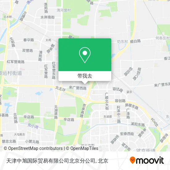天津中旭国际贸易有限公司北京分公司地图