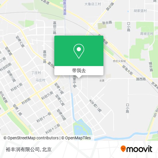 裕丰润有限公司地图