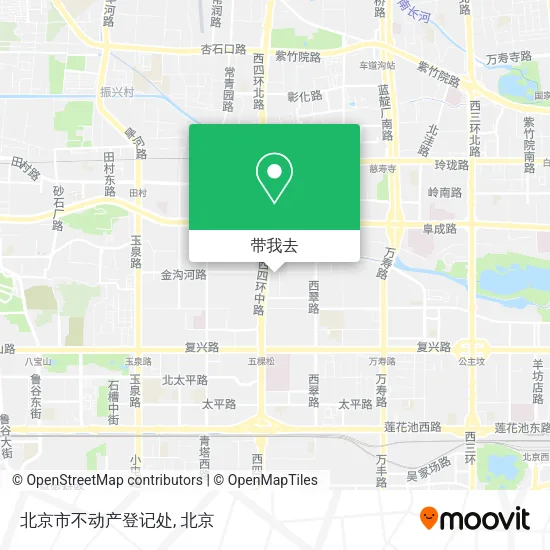北京市不动产登记处地图