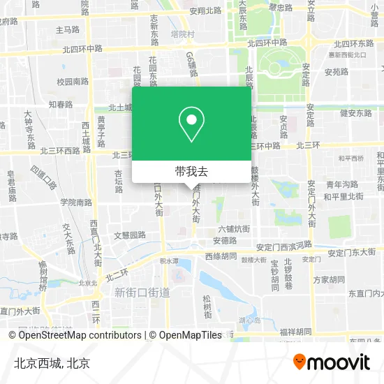 北京西城地图