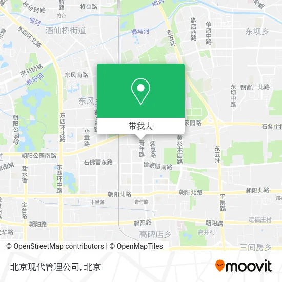 北京现代管理公司地图