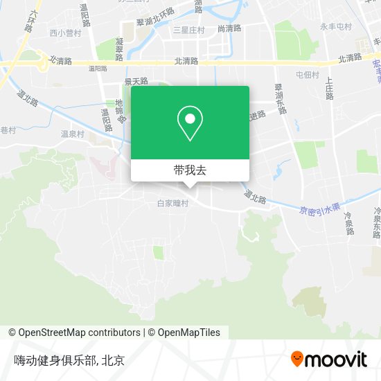 嗨动健身俱乐部地图