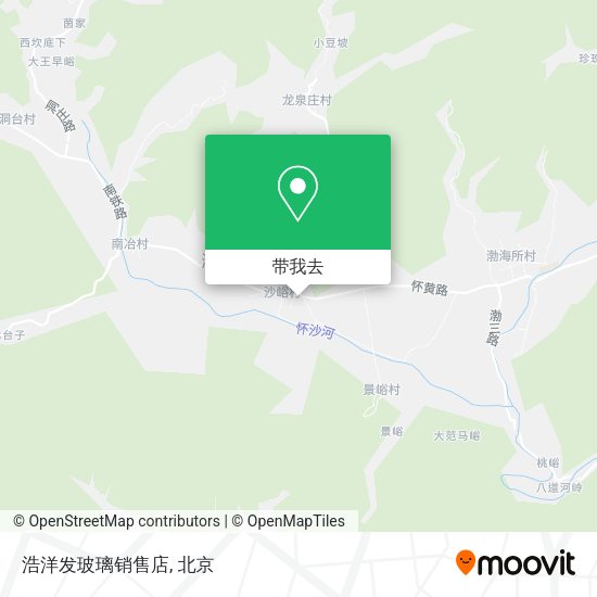 浩洋发玻璃销售店地图
