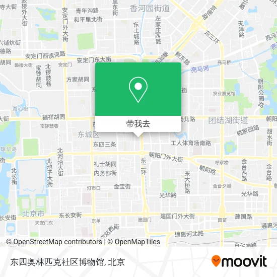 东四奥林匹克社区博物馆地图