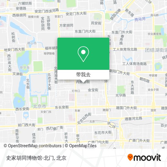 史家胡同博物馆-北门地图