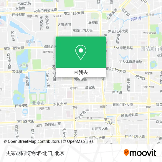 史家胡同博物馆-北门地图