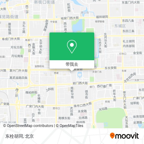 东栓胡同地图