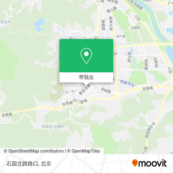 石园北路路口地图