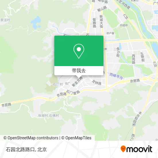石园北路路口地图